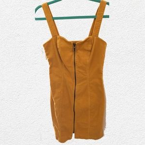 Forever 21 Full Zip Corduroy Dress
